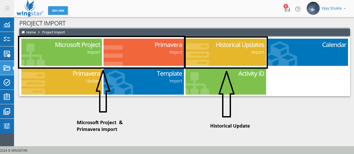 Import & Historical Update
                    